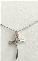 Collier PG Gioielli Femme in Or blanc Diamante 0.02 Ct 1090-BIC - 1090-BIC
